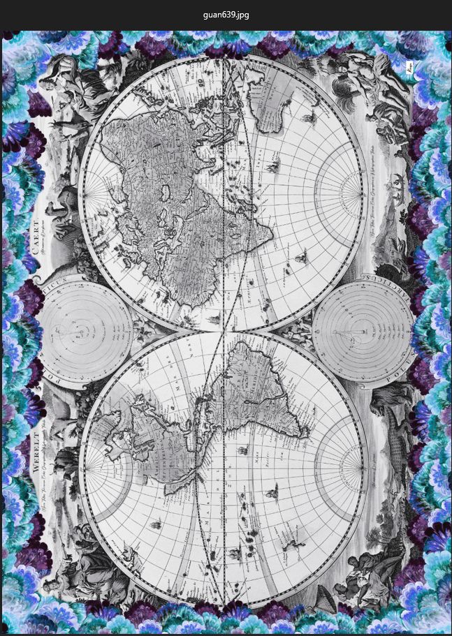 GLOBAL MAP 25 Scarf